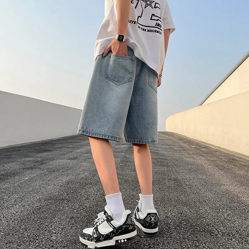 Journey To The West Denim Shorts Unisex-12