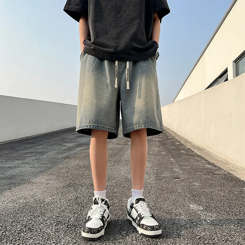 Journey To The West Denim Shorts Unisex-2