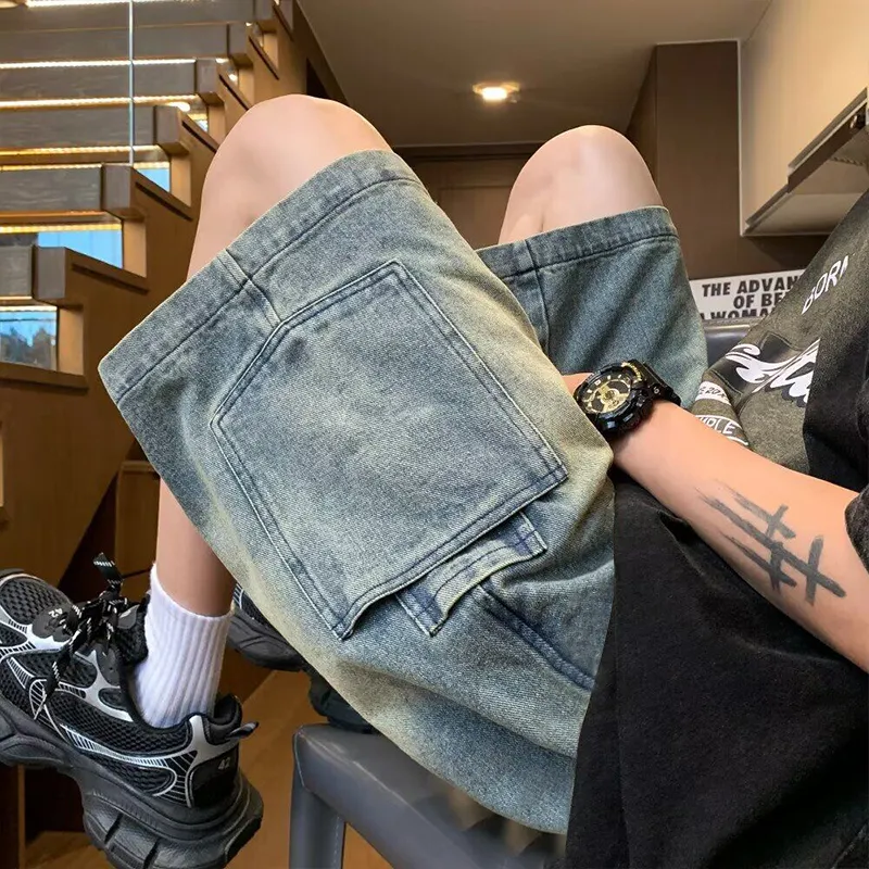 Journey To The West Denim Shorts Unisex-9
