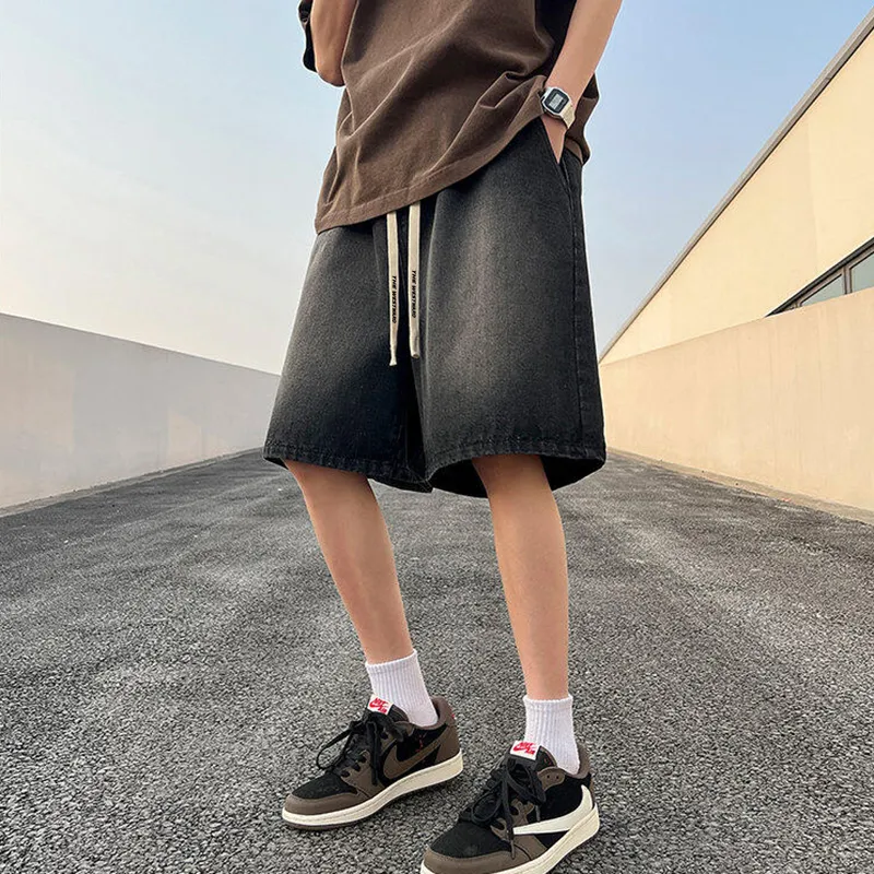Journey To The West Denim Shorts Unisex-7