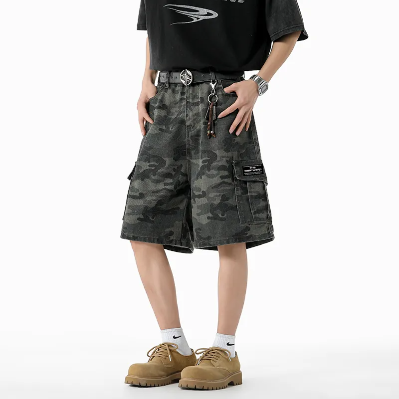 Journey To The West Denim Shorts Unisex-5