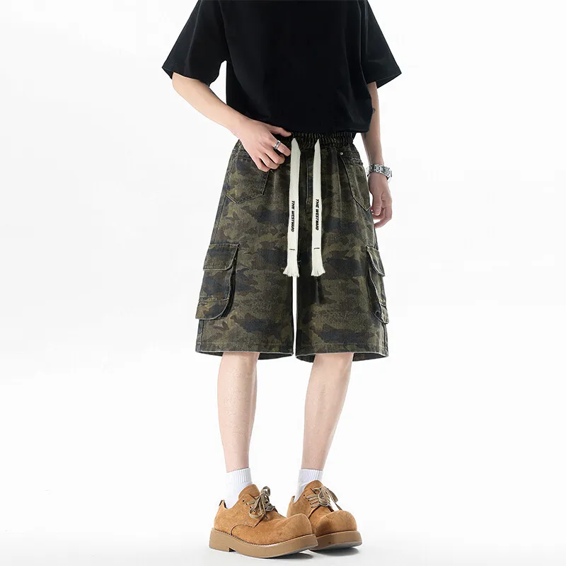 Journey To The West Denim Shorts Unisex-2