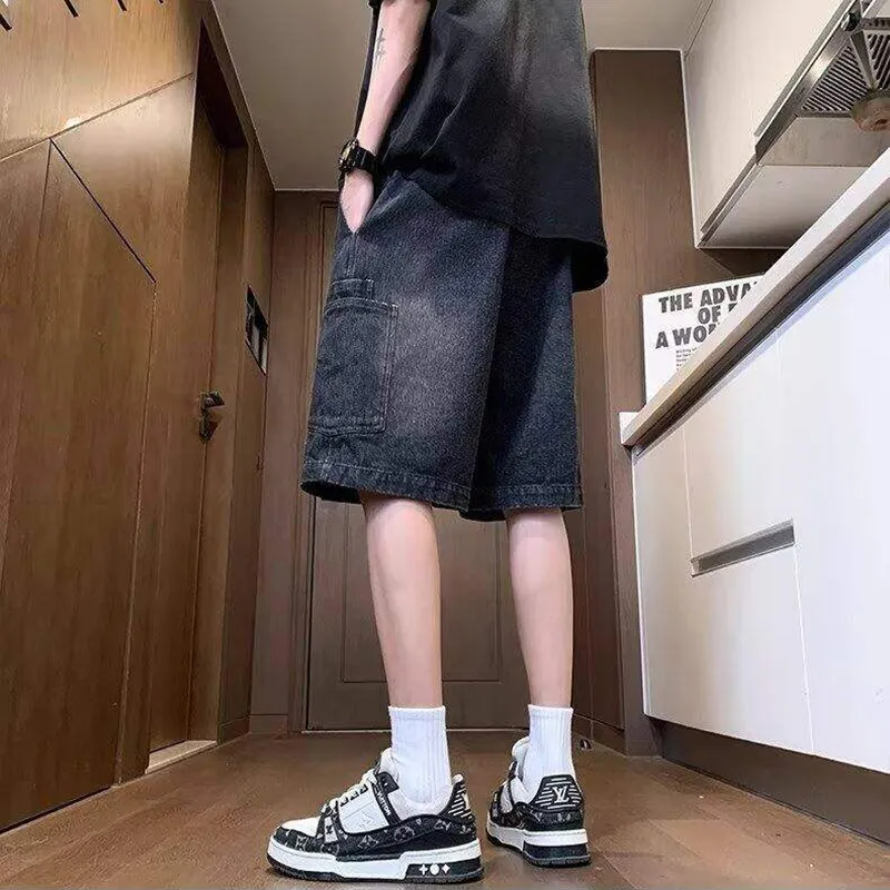 Journey To The West Denim Shorts Unisex-4