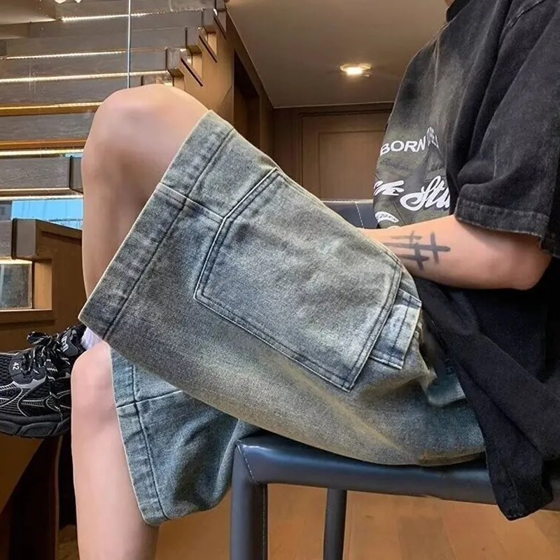 Journey To The West Denim Shorts Unisex-7