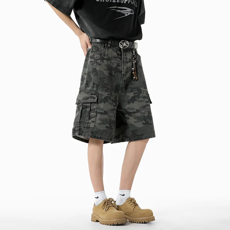 Journey To The West Denim Shorts Unisex-2