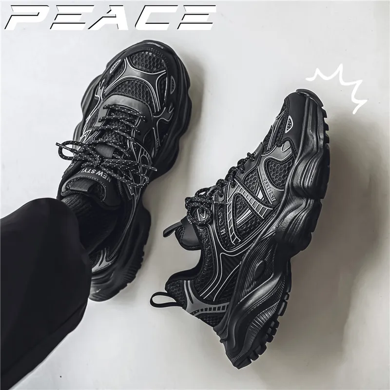 Topland Slip Resistant, Abrasion Resistant, Waterproof Low Top Chunky Sneakers Men's-6