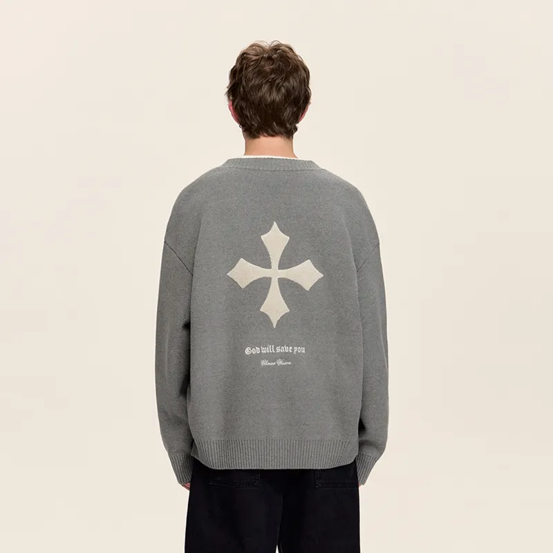 CLIMAX VISION Cross Series Knitwear Unisex-4