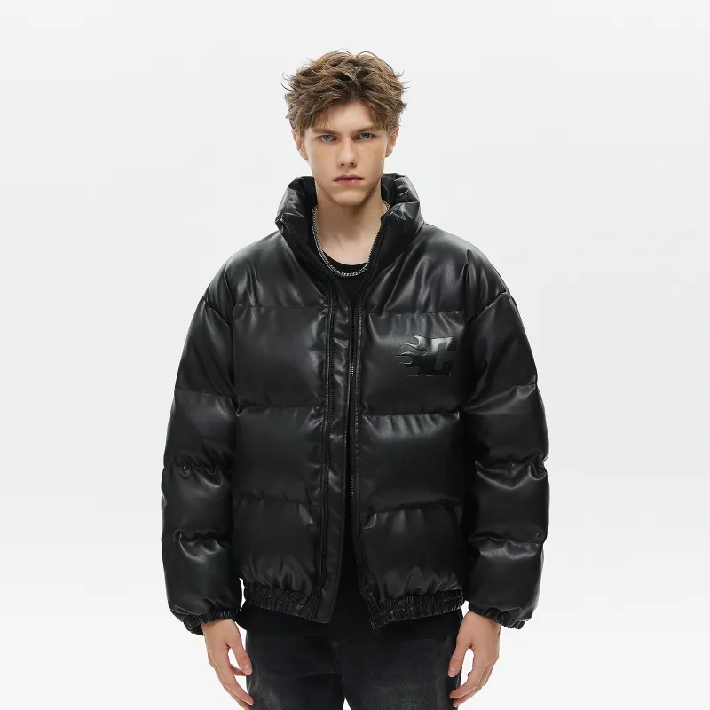 CLIMAX VISION Puffer Jacket Unisex Black-3