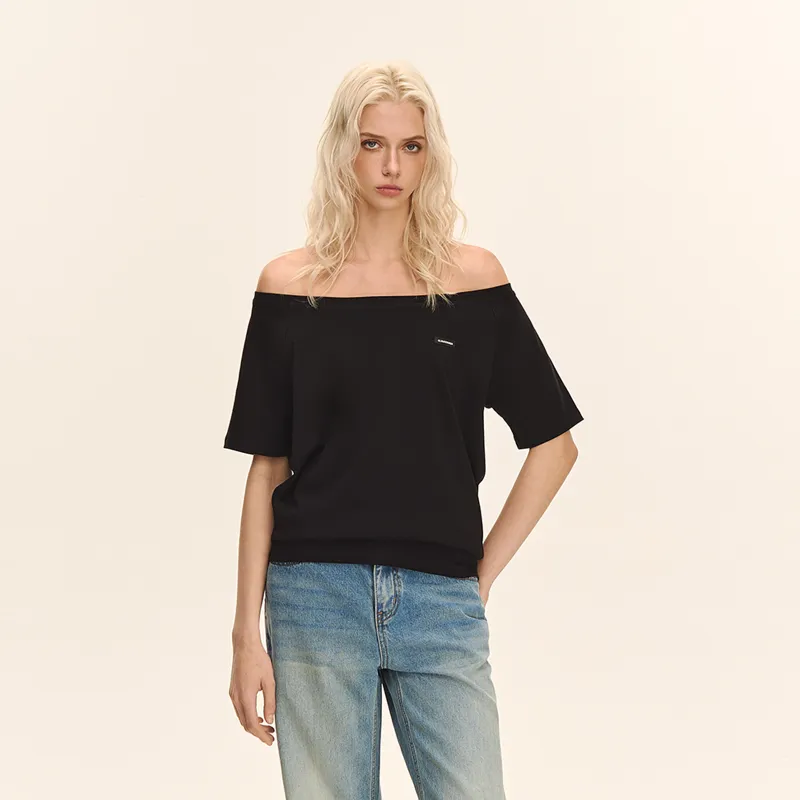CLIMAX VISION Drop Shoulder Sleeve T Shirt Women's-11