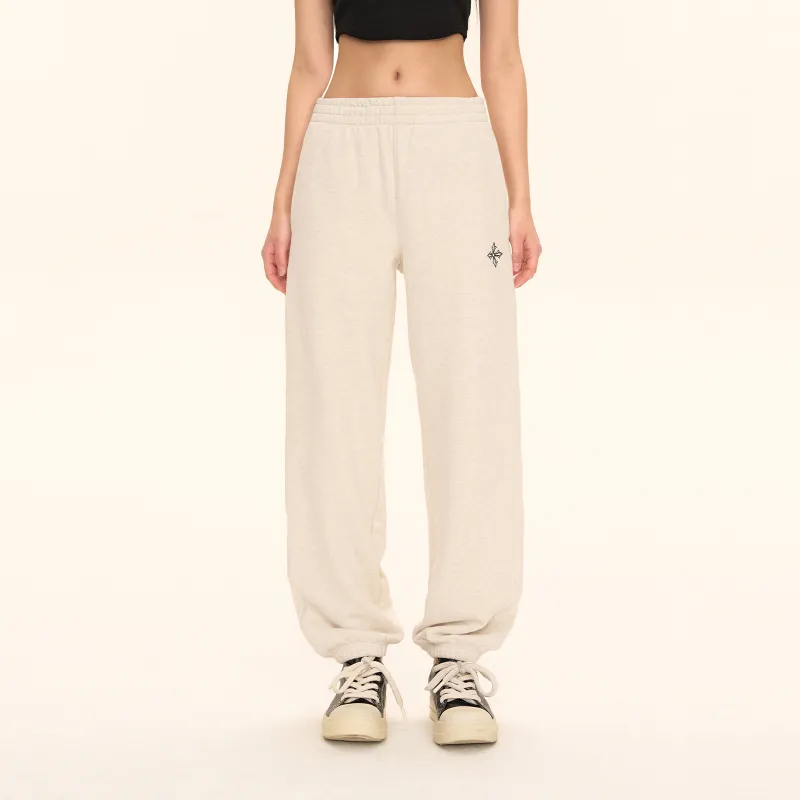 CLIMAX VISION Cross Series Knitted Sports Pants Women's Oat-3