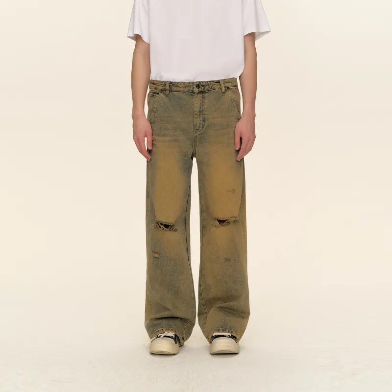 CLIMAX VISION Jeans Unisex Vintage Blue-5