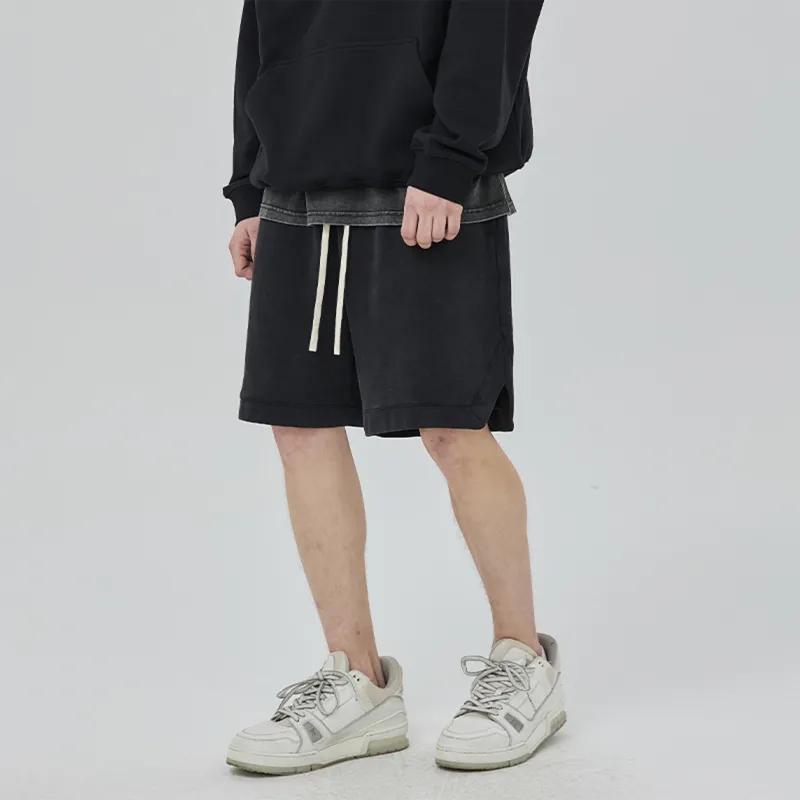 CLIMAX VISION Casual Shorts Men's Washed Black-2