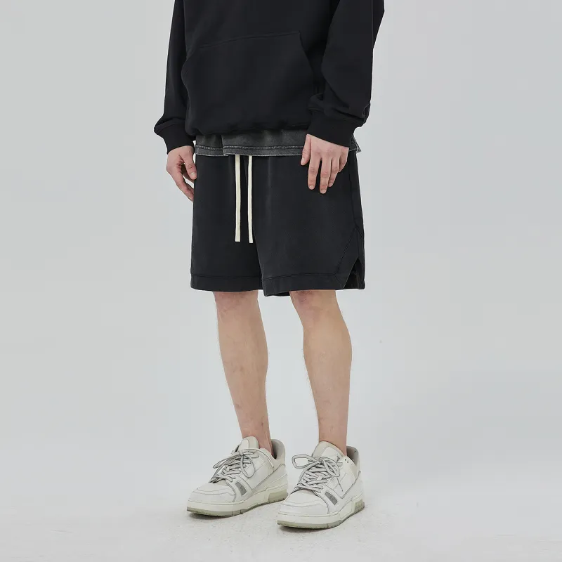 CLIMAX VISION Casual Shorts Men's Washed Black-7