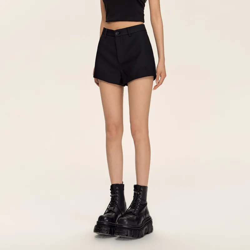 CLIMAX VISION Casual Shorts Women's Raw Chocolate Black-4