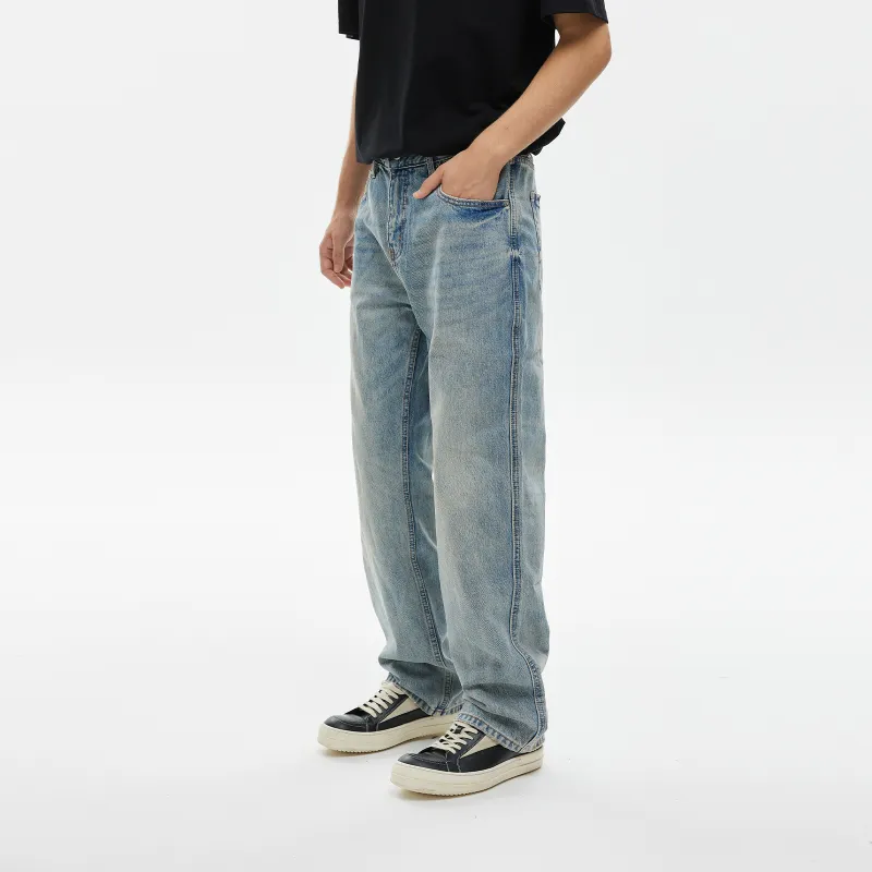 CLIMAX VISION Jeans Unisex Washable Light Blue-3