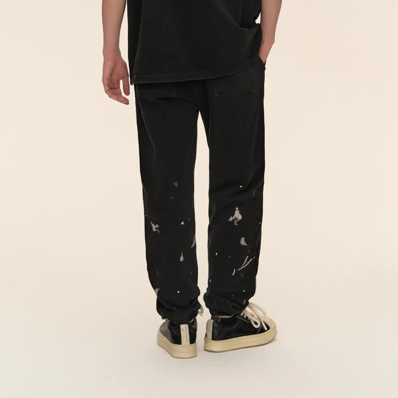 CLIMAX VISION Casual Pants Unisex Washed Black-2