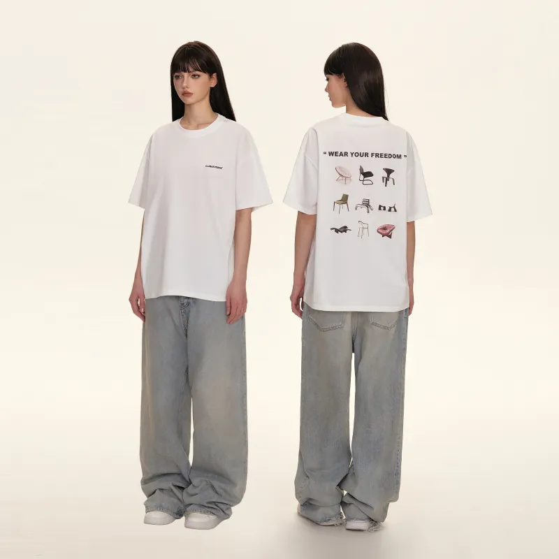 CLIMAX VISION T Shirt Unisex White-5