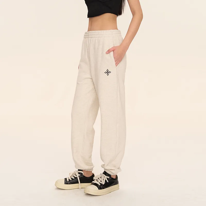 CLIMAX VISION Cross Series Knitted Sports Pants Women's Oat-2