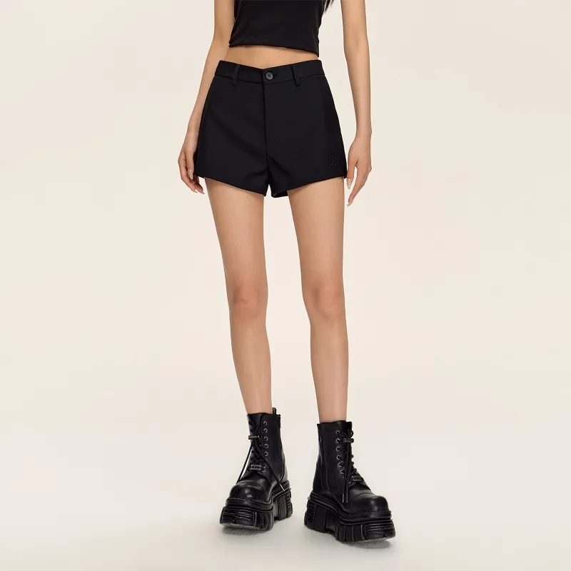 CLIMAX VISION Casual Shorts Women's Raw Chocolate Black-3