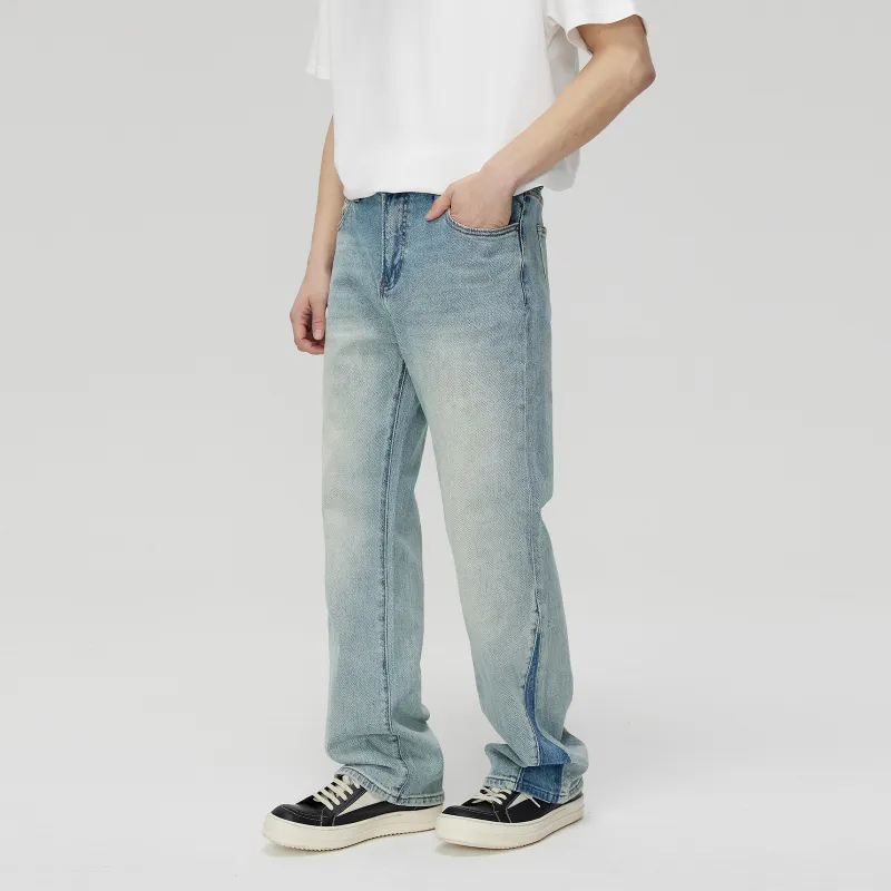 CLIMAX VISION Jeans Men Washed Light Blue-2