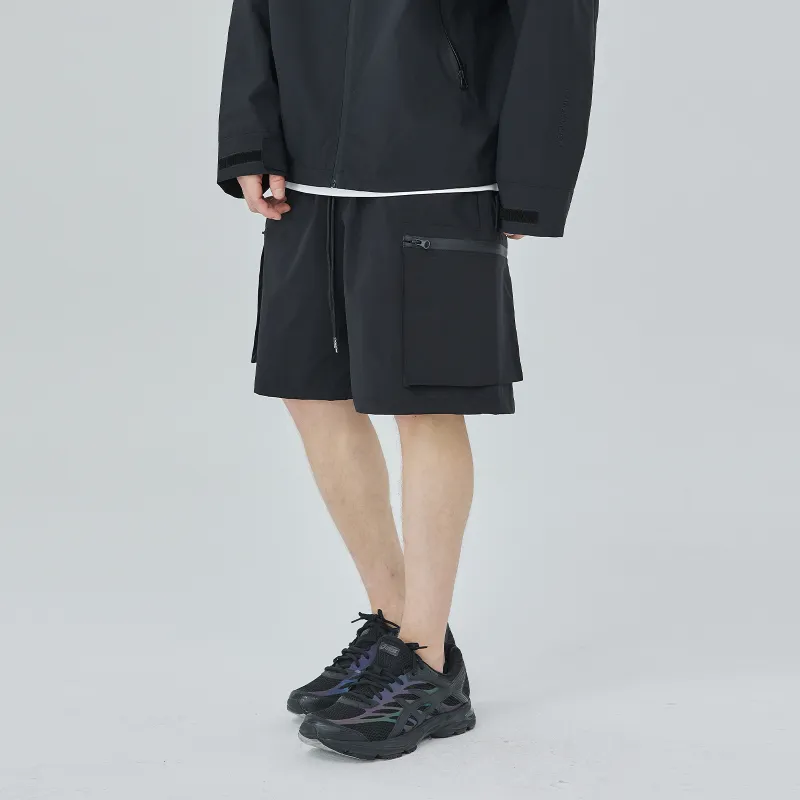 CLIMAX VISION Cargo Shorts Unisex Black-2