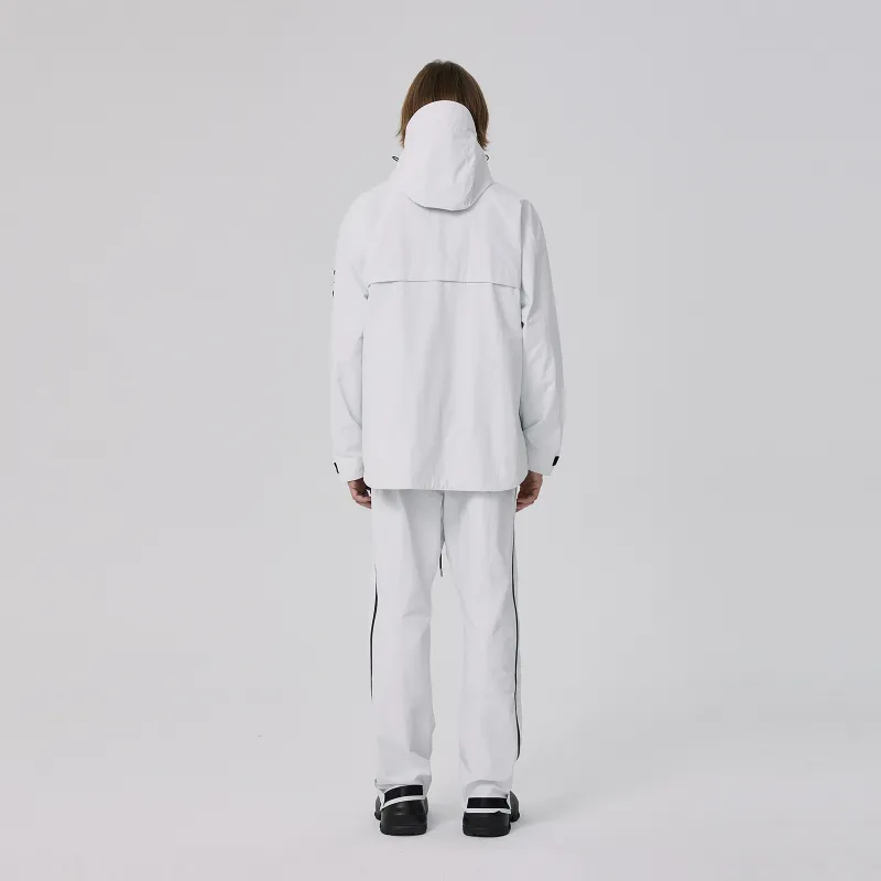 CLIMAX VISION Casual Pants Unisex Snow Mountain White-4
