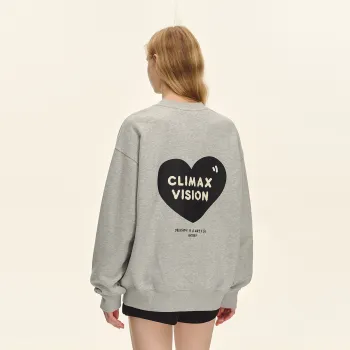 CLIMAX VISION Heart Sweatshirt Unisex