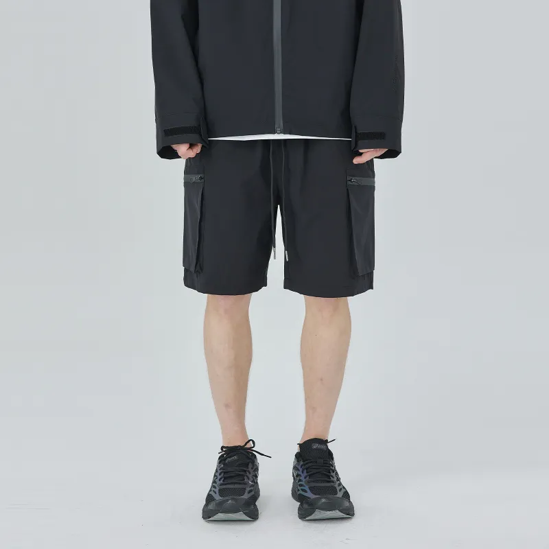 CLIMAX VISION Cargo Shorts Unisex Black-5