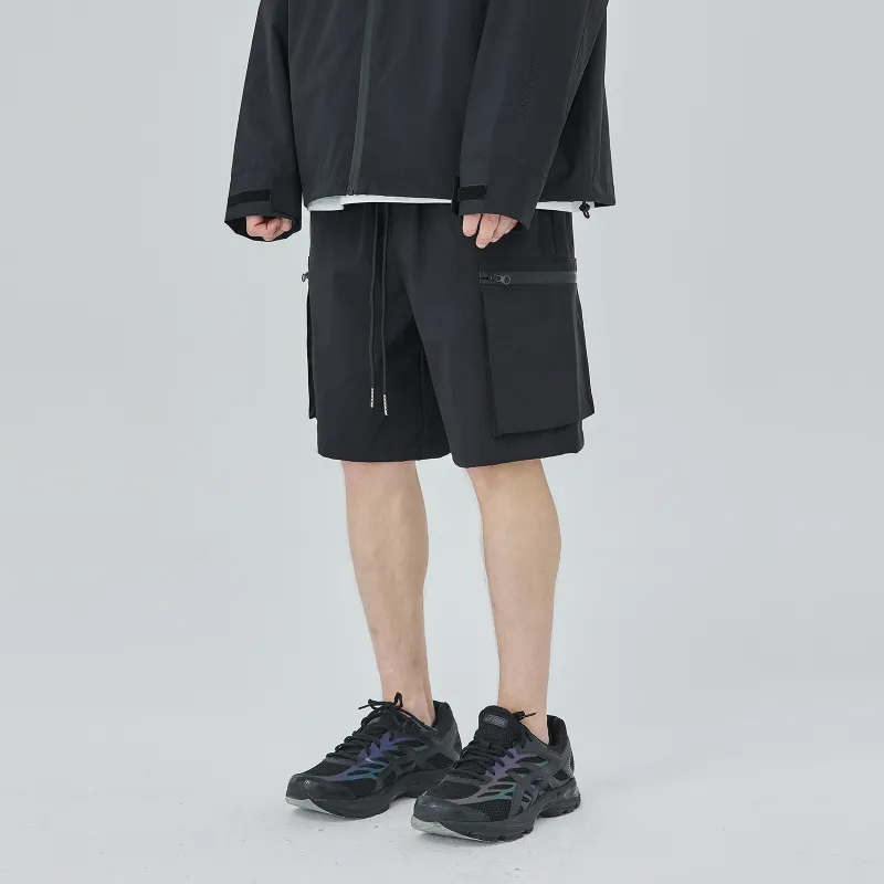 CLIMAX VISION Cargo Shorts Unisex Black-3