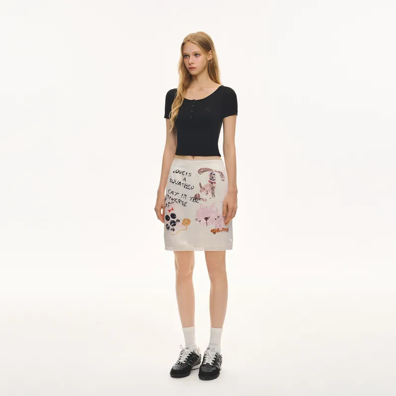 CLIMAX VISION Cute Pet Series Casual Short Skirts Women's-3