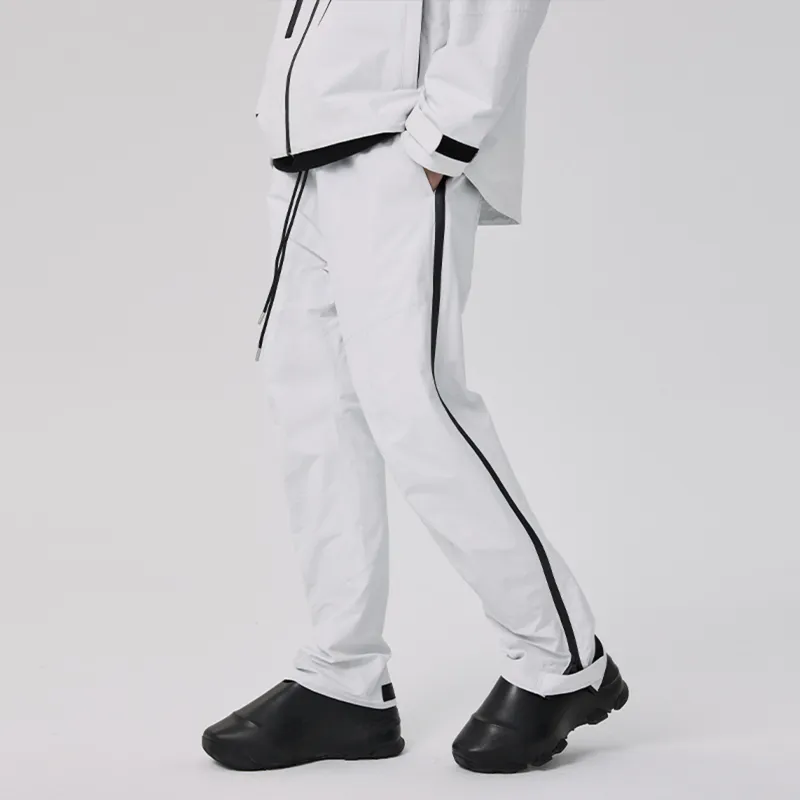 CLIMAX VISION Casual Pants Unisex Snow Mountain White-2