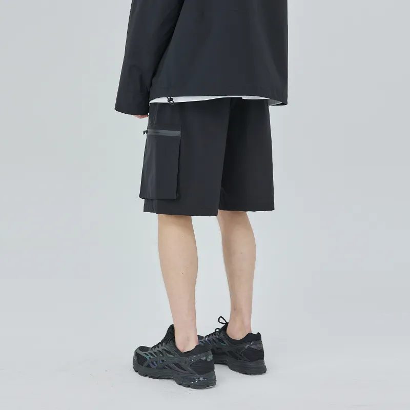 CLIMAX VISION Cargo Shorts Unisex Black-4