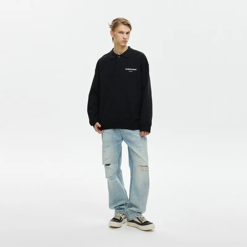 CLIMAX VISION Jeans Unisex Washable Light Blue-5