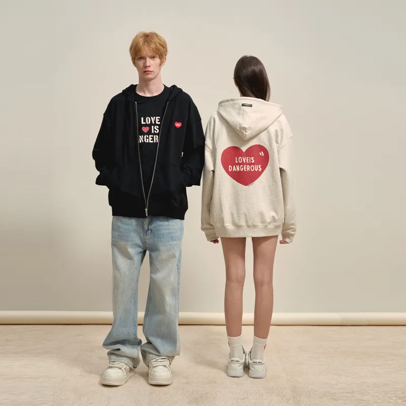 CLIMAX VISION Heart Sweatshirt Unisex-2