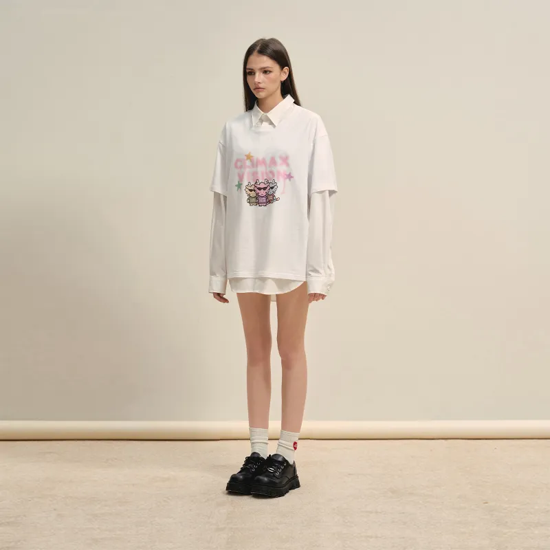 CLIMAX VISION T Shirt Unisex White-4