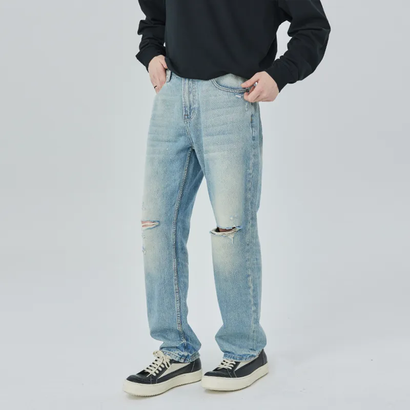 CLIMAX VISION Jeans Unisex Denim Blue-5