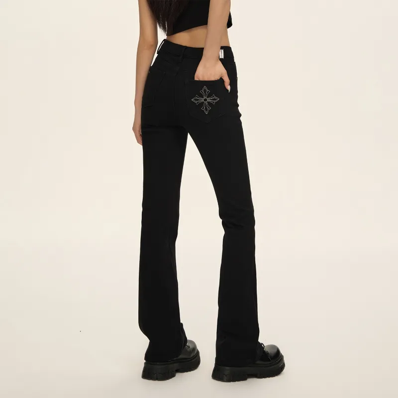 CLIMAX VISION Jeans Women's Black-4