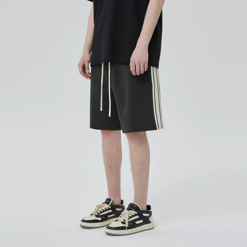 CLIMAX VISION Casual Shorts Unisex Carbon Black-3