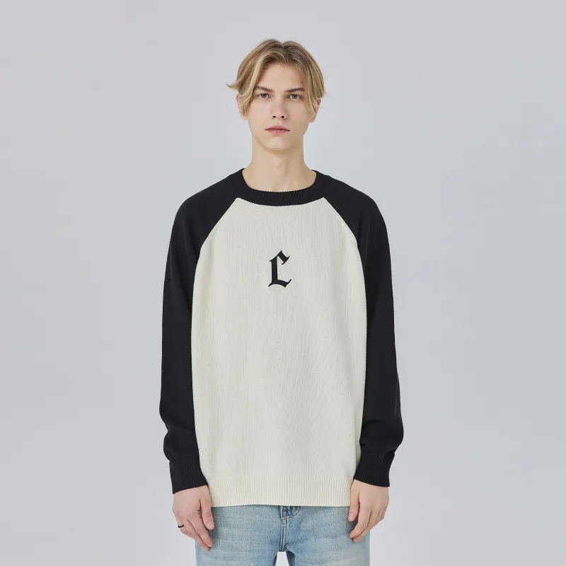 CLIMAX VISION C Collection Sweater Unisex Beige & Black-5