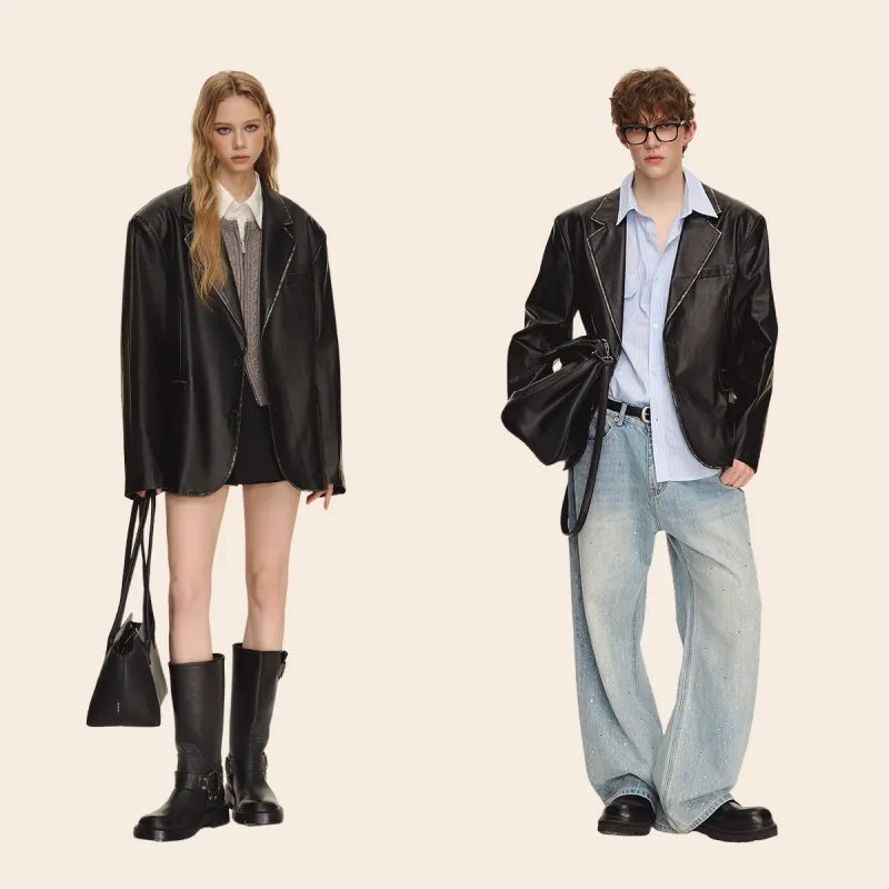 CLIMAX VISION Jackets & Coats Unisex Black-3