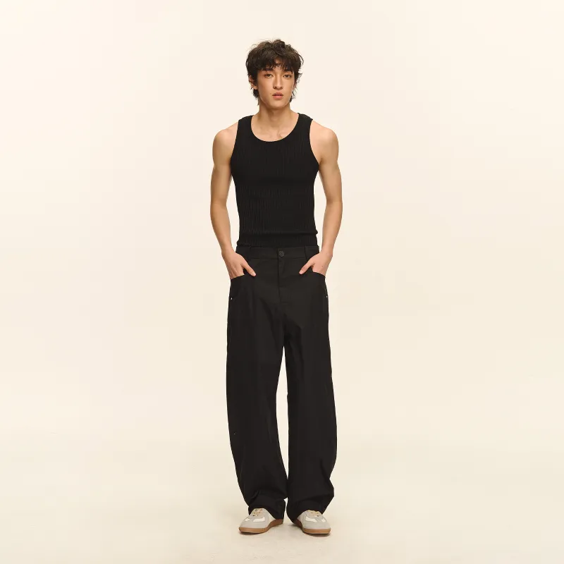 CLIMAX VISION Casual Pants Unisex Black-4