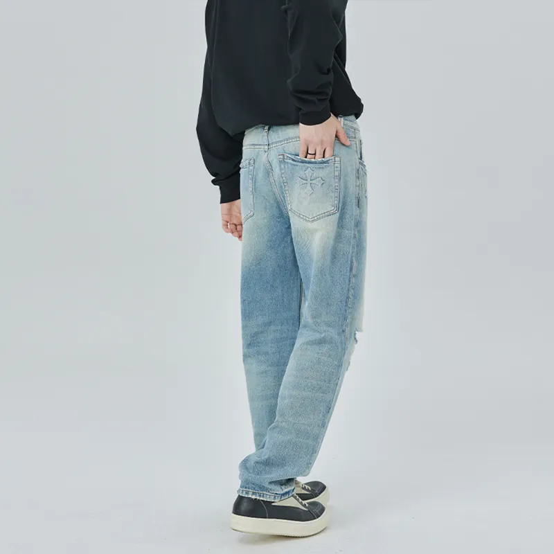 CLIMAX VISION Jeans Unisex Denim Blue-3