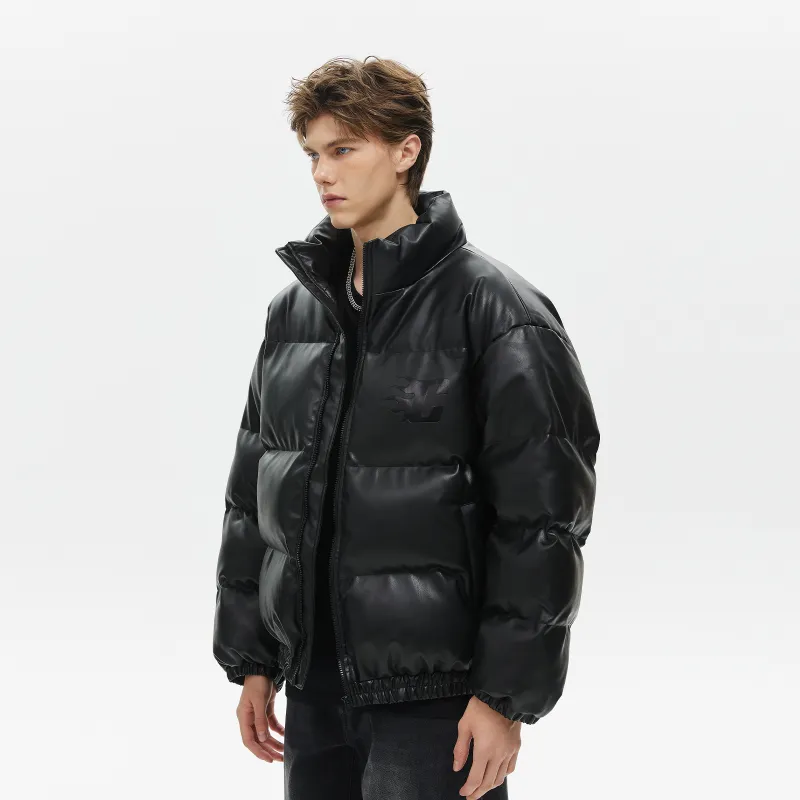 CLIMAX VISION Puffer Jacket Unisex Black-2