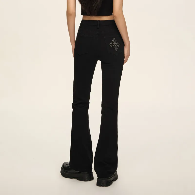 CLIMAX VISION Jeans Women's Black-3