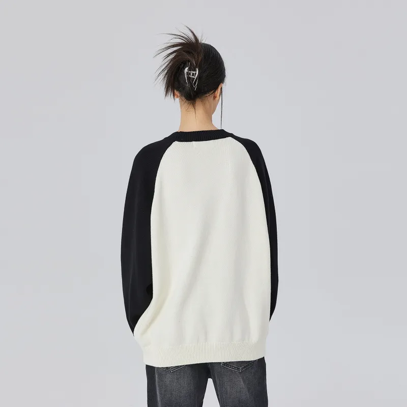 CLIMAX VISION C Collection Sweater Unisex Beige & Black-2