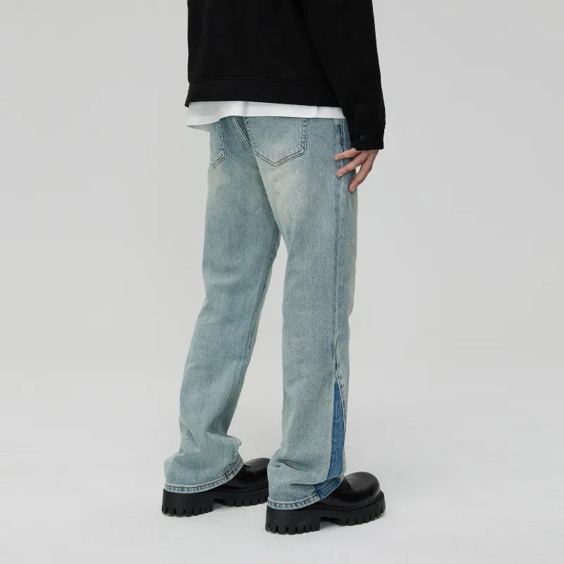 CLIMAX VISION Jeans Men Washed Light Blue-5