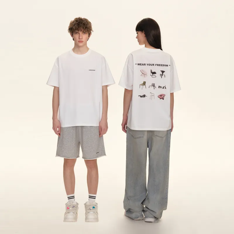 CLIMAX VISION T Shirt Unisex White-4