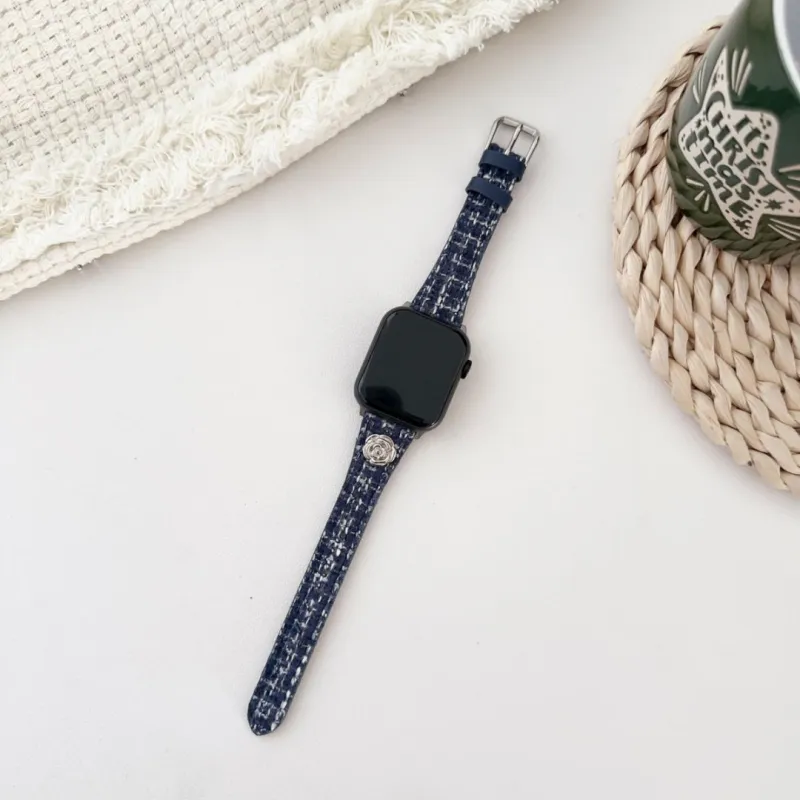 KVZUVUU Apple Compatibility Watch Band Fabric Material-7