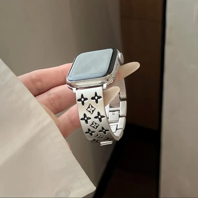 KVZUVUU Apple Compatibility Watch Band Metal-8
