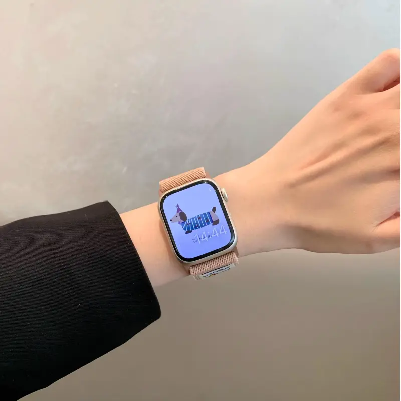 KVZUVUU Apple Compatibility Watch Band Nylon Material-9
